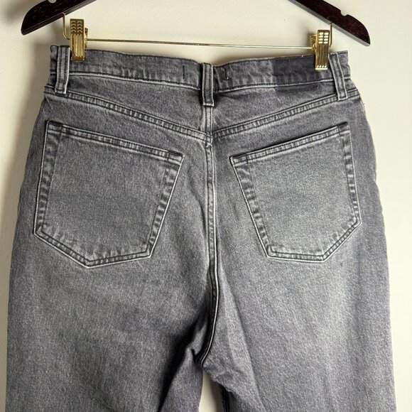 Abercrombie & Fitch Jeans 90's Straight Ultra High Rise Curve Love Gray Size 31/ - Picture 5 of 8